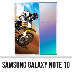Coque Samsung Galaxy Note 10 - Motocross Sable
