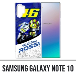 Custodia Samsung Galaxy Note 10 - Motogp Rossi Cartoon