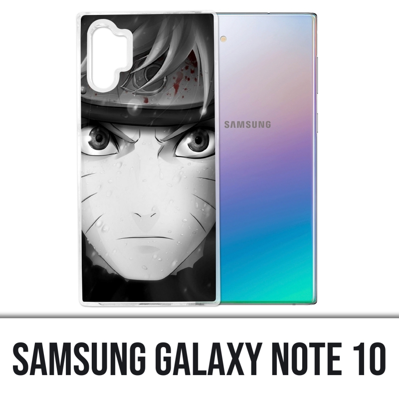 Coque Samsung Galaxy Note 10 - Naruto Noir Et Blanc