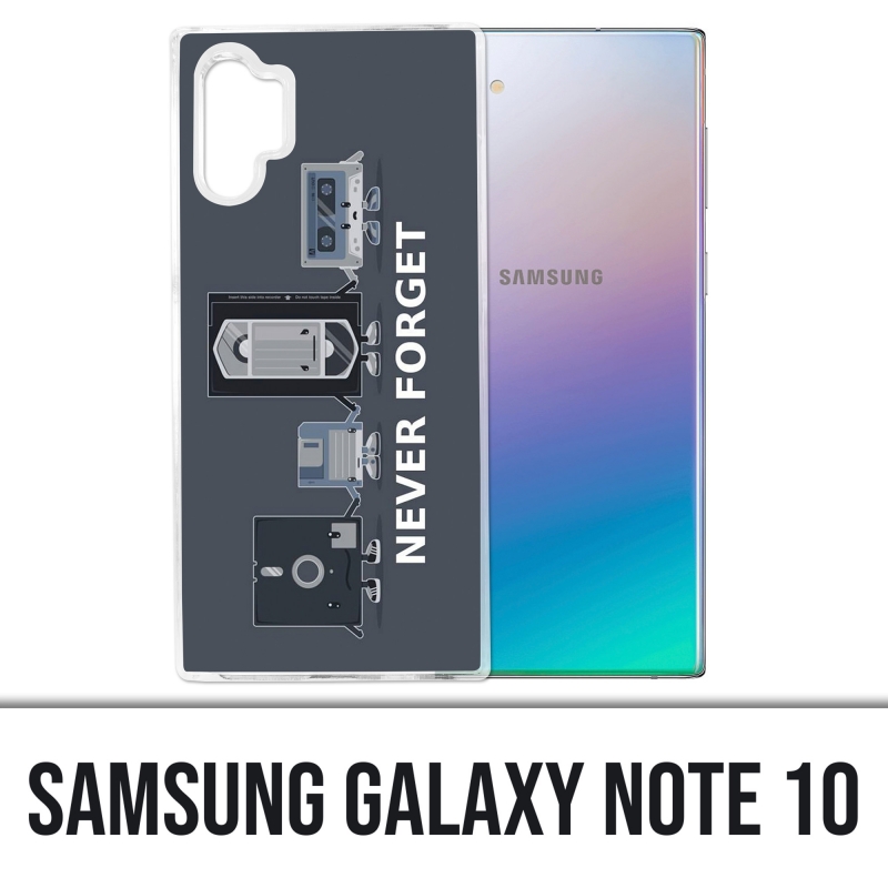 Coque Samsung Galaxy Note 10 - Never Forget Vintage