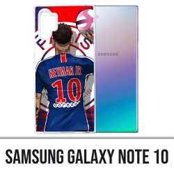 Coque Samsung Galaxy Note 10 - Neymar Psg Cartoon