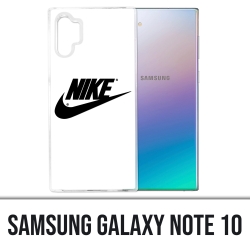 Custodia Samsung Galaxy Note 10 - Logo Nike bianco