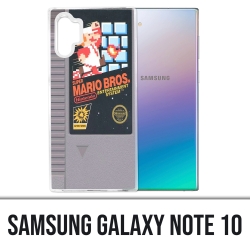 Custodia Samsung Galaxy Note 10: cartuccia Nintendo Nes Mario Bros