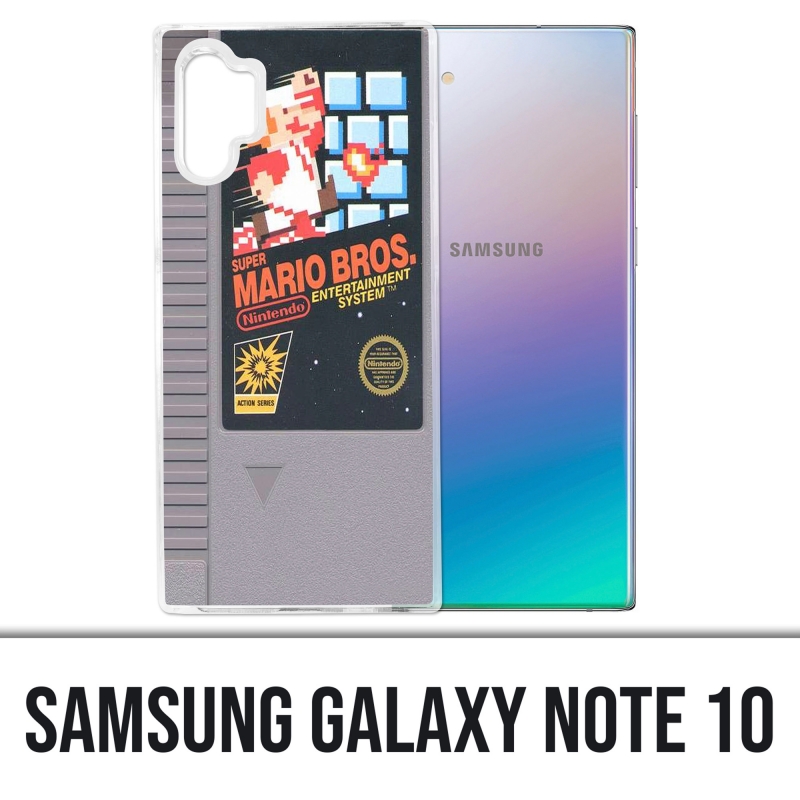 Coque Samsung Galaxy Note 10 - Nintendo Nes Cartouche Mario Bros