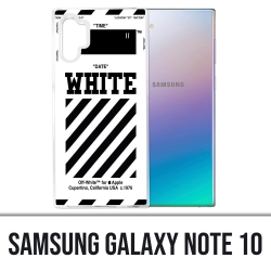 Funda Samsung Galaxy Note 10 - Blanco roto Blanco