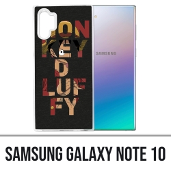 Funda Samsung Galaxy Note 10 - One Piece Monkey D Luffy