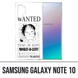 Funda Samsung Galaxy Note 10 - One Piece Wanted Luffy
