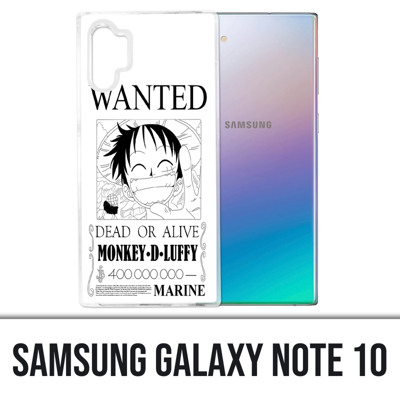 Samsung Galaxy Note 10 case - One Piece Wanted Luffy