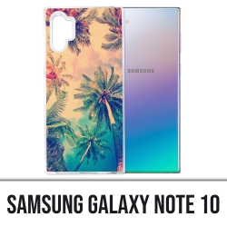 Coque Samsung Galaxy Note 10 - Palmiers