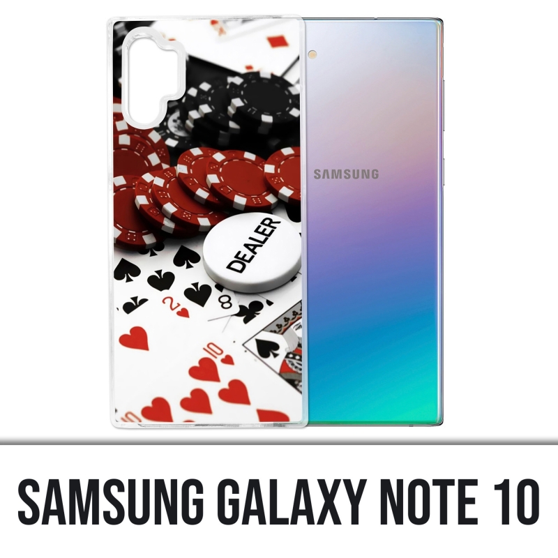 Samsung Galaxy Note 10 case - Poker Dealer