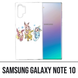 Coque Samsung Galaxy Note 10 - Pokémon Bébé Evoli Évolution