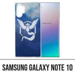 Coque Samsung Galaxy Note 10 - Pokémon Go Team Bleue Grunge