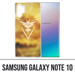 Samsung Galaxy Note 10 Case - Pokémon Go Team Yellow Grunge