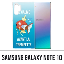 Coque Samsung Galaxy Note 10 - Pokémon Le Calme Avant La Trempette Magicarpe