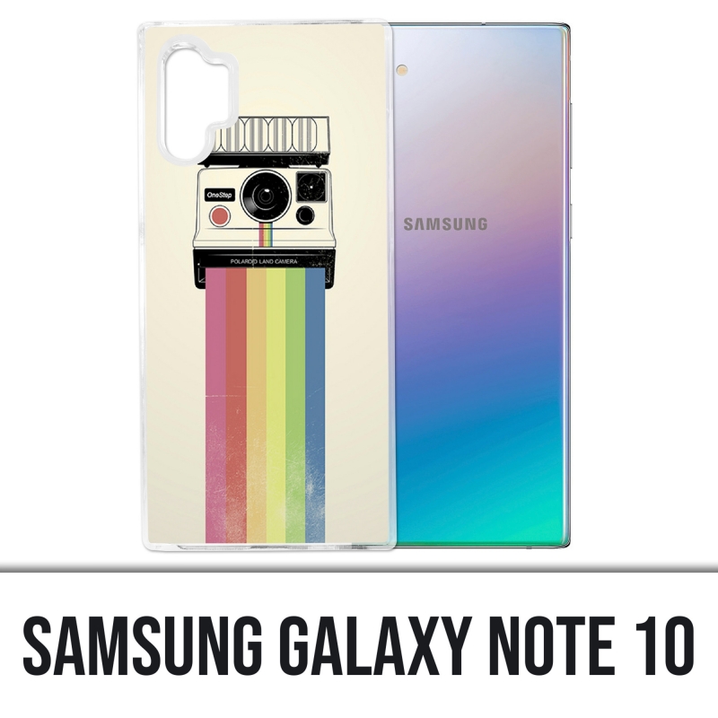 Custodia Samsung Galaxy Note 10 - Polaroid Arc En Ciel Rainbow