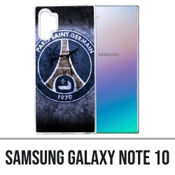 Coque Samsung Galaxy Note 10 - Psg Logo Grunge