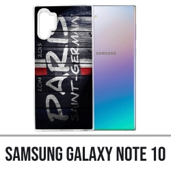 Coque Samsung Galaxy Note 10 - Psg Tag Mur