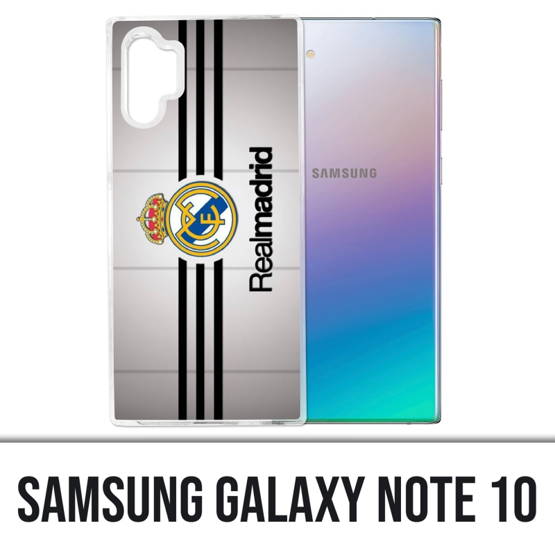 Coque Samsung Galaxy Note 10 - Real Madrid Bandes