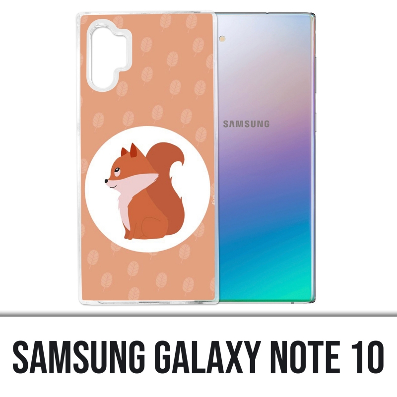 Coque Samsung Galaxy Note 10 - Renard Roux