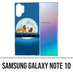 Coque Samsung Galaxy Note 10 - Roi Lion Lune