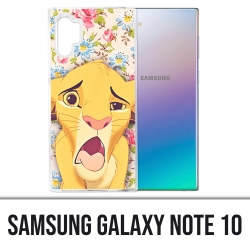 Coque Samsung Galaxy Note 10 - Roi Lion Simba Grimace