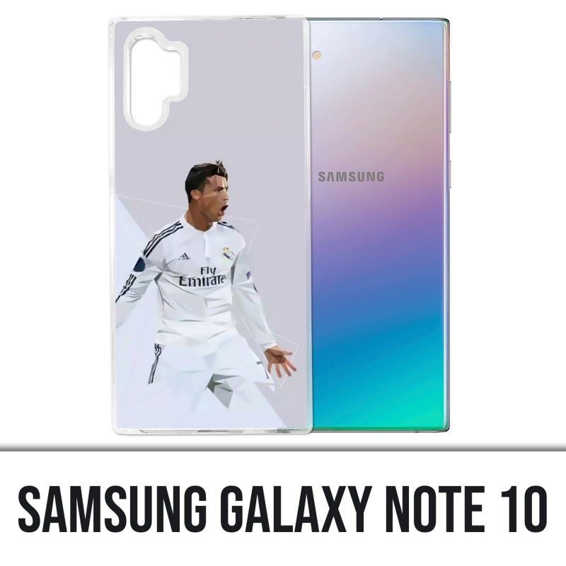 Coque Samsung Galaxy Note 10 - Ronaldo Lowpoly