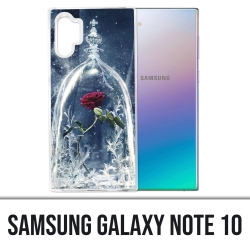 Funda Samsung Galaxy Note 10 - La bella y la bestia rosadas