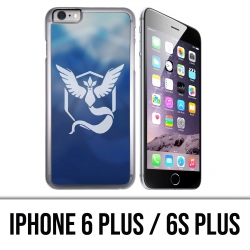 Custodia per iPhone 6 Plus / 6S Plus - Pokemon Go Team Blue Grunge