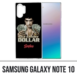 Coque Samsung Galaxy Note 10 - Scarface Get Dollars