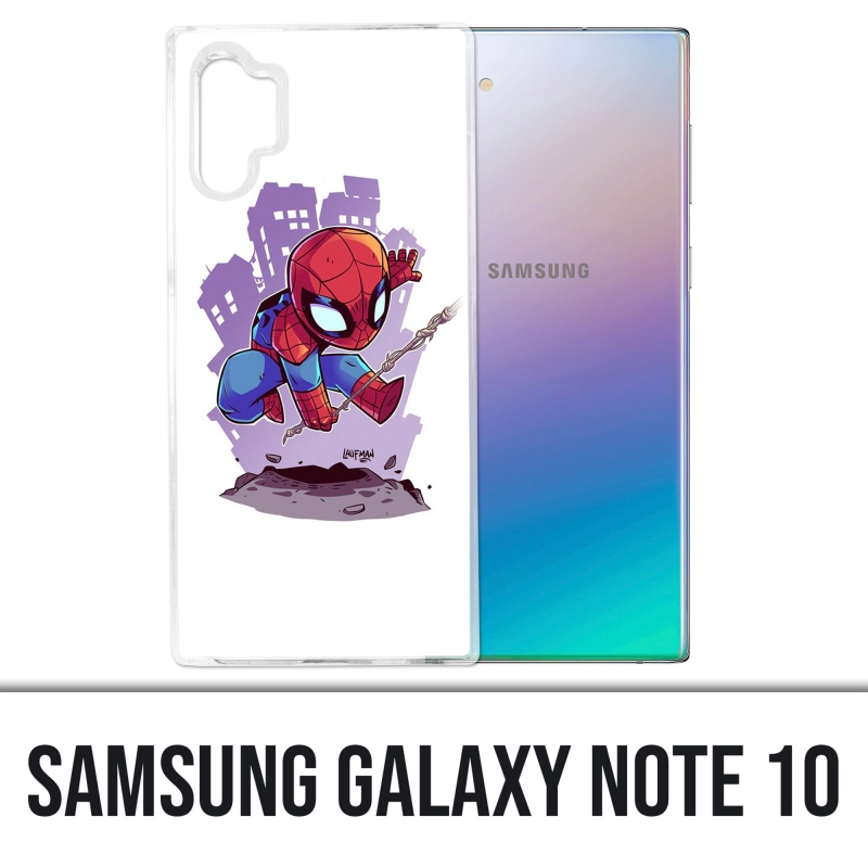 Coque Samsung Galaxy Note 10 - Spiderman Cartoon