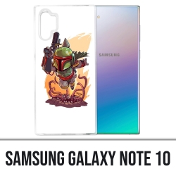 Coque Samsung Galaxy Note 10 - Star Wars Boba Fett Cartoon