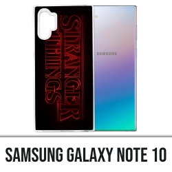 Custodia Samsung Galaxy Note 10 - Stranger Things Logo