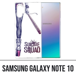 Samsung Galaxy Note 10 Case - Selbstmordkommando Bein Harley Quinn