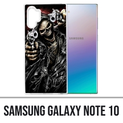 Coque Samsung Galaxy Note 10 - Tete Mort Pistolet