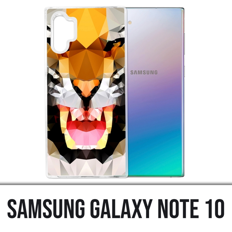 Coque Samsung Galaxy Note 10 - Tigre Geometrique