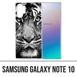 Coque Samsung Galaxy Note 10 - Tigre Noir Et Blanc