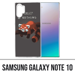 Coque Samsung Galaxy Note 10 - To Do List Panda Roux