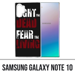 Coque Samsung Galaxy Note 10 - Walking Dead Fight The Dead Fear The Living