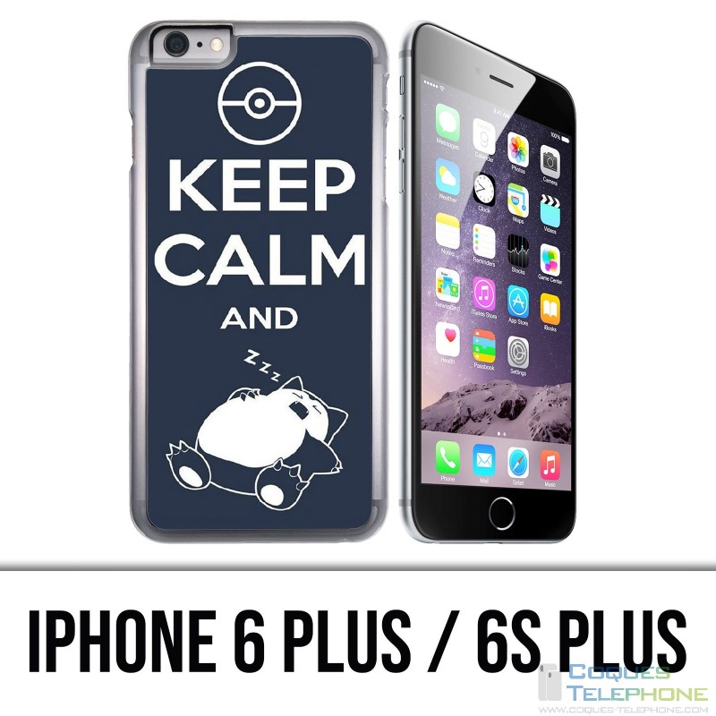 Funda para iPhone 6 Plus / 6S Plus - Ronflex Pokemon Keep Calm