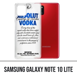 Coque Samsung Galaxy Note 10 Lite - Absolut Vodka