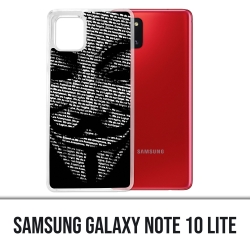 Samsung Galaxy Note 10 Lite case - Anonymous