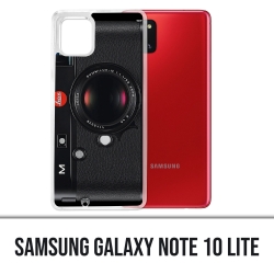 Custodia Samsung Galaxy Note 10 Lite - Fotocamera vintage nera