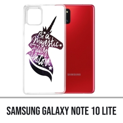 Samsung Galaxy Note 10 Lite Case - Be A Majestic Unicorn