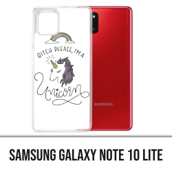 Coque Samsung Galaxy Note 10 Lite - Bitch Please Unicorn Licorne