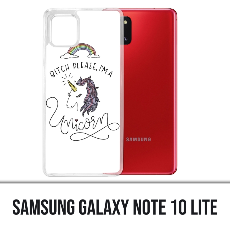 Samsung Galaxy Note 10 Lite Case - Hündin bitte Einhorn Einhorn