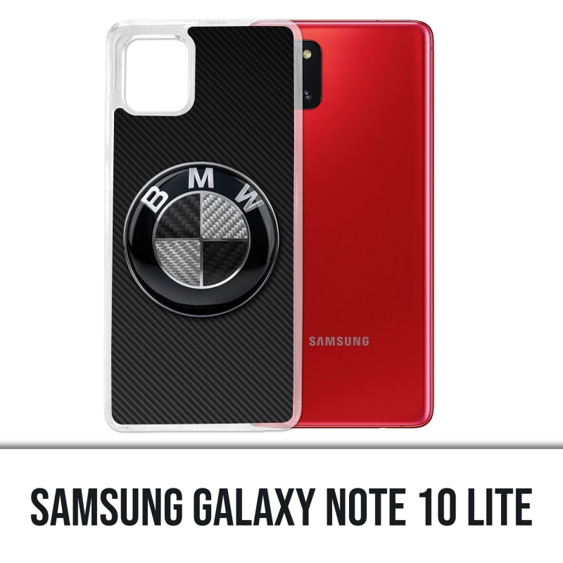 Custodia Samsung Galaxy Note 10 Lite - Logo Bmw Carbon