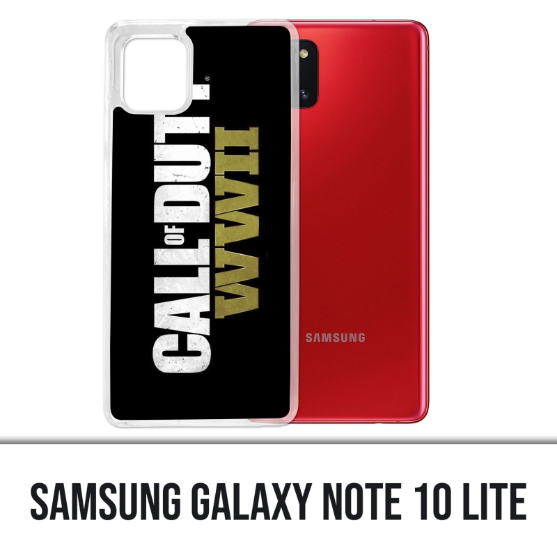 Custodia Samsung Galaxy Note 10 Lite - Logo Call Of Duty Ww2