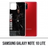 Custodia Samsung Galaxy Note 10 Lite - professore casa de papel