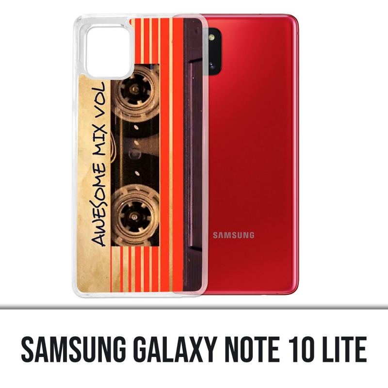 Custodia Samsung Galaxy Note 10 Lite - Cassette audio vintage Guardiani della galassia
