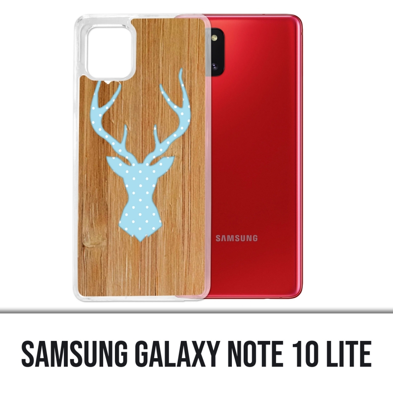 Coque Samsung Galaxy Note 10 Lite - Cerf Bois Oiseau